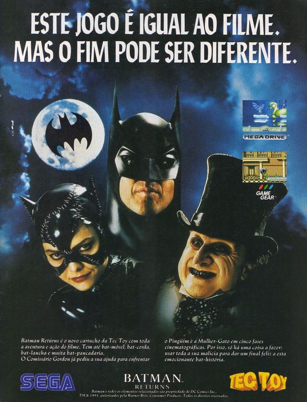 Batman Returns official promotional image - MobyGames