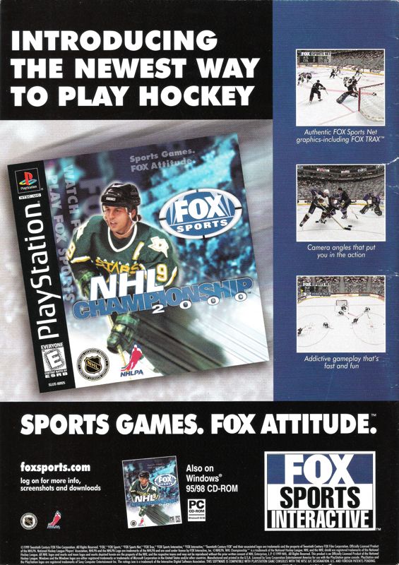 NHL Championship 2000 Magazine Advertisement (Magazine Advertisements): Pro Hockey (Sweden), December 1999