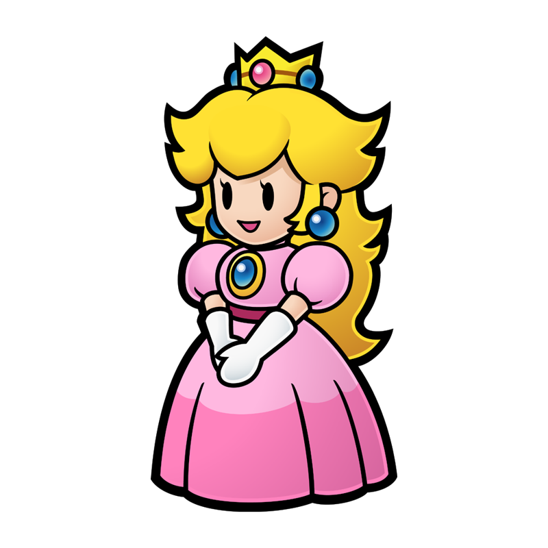 Paper Mario: The Thousand-Year Door Render (Nintendo E3 2004 Press CD): Princess Peach