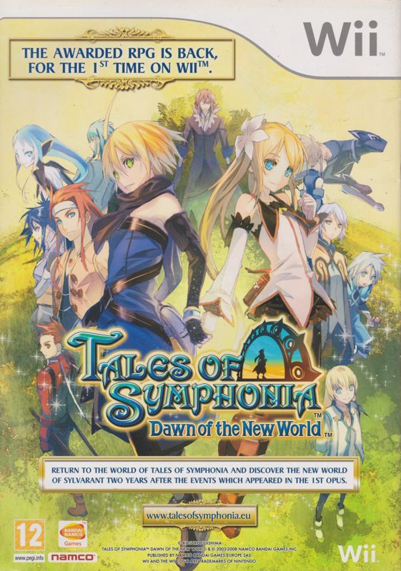 Tales of Symphonia: Dawn of the New World Magazine Advertisement (Magazine Advertisements): Pokémon World (United Kingdom), Issue 98 (2009)