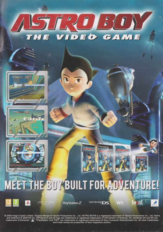 Astro Boy: The Video Game Magazine Advertisement (Magazine Advertisements): Pokémon World (United Kingdom), Issue 99 (2010)