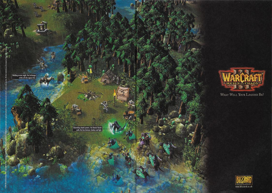WarCraft III: Reign of Chaos Magazine Advertisement (Magazine Advertisements): PCG (Sweden), Issue 1 (September 2002)
