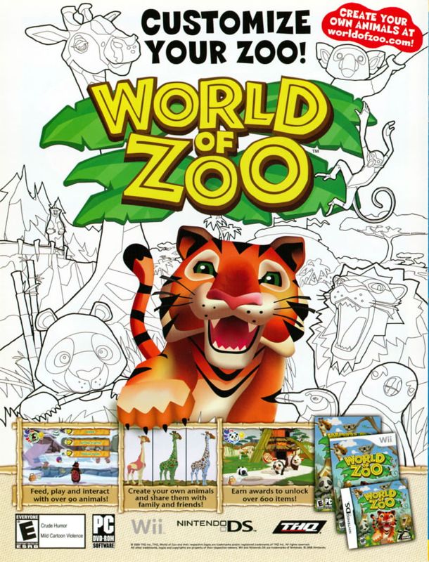World of Zoo Magazine Advertisement (Magazine Advertisements)