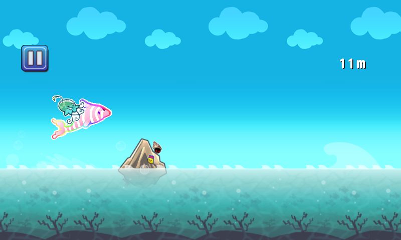 Surf Action! Dolly the Dolphin Screenshot (Google Play store page)