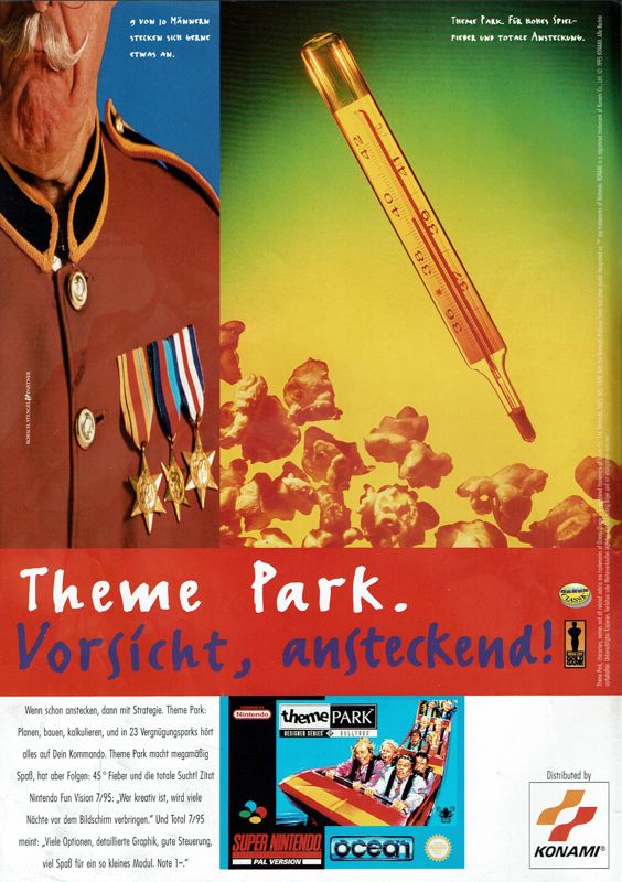 Theme Park Magazine Advertisement (Magazine Advertisements): Total! (Germany), Issue 11/1995