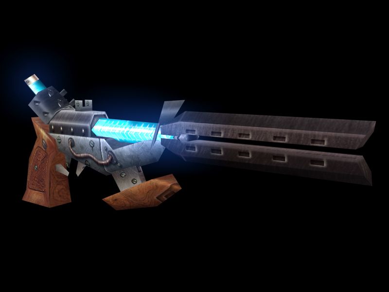 Alone in the Dark: The New Nightmare Render (Infogrames Winter Line-Up August 2000): Laser Rifle