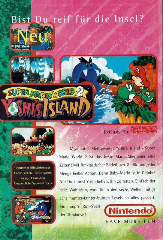 Super Mario World 2: Yoshi's Island