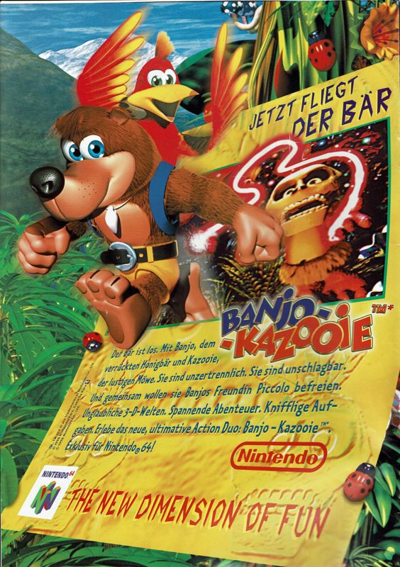 Revista Detonado Banjo Kazooie Nintendo