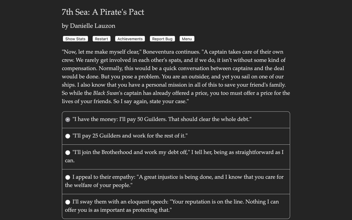 7th Sea: A Pirate's Pact Screenshot (Steam)
