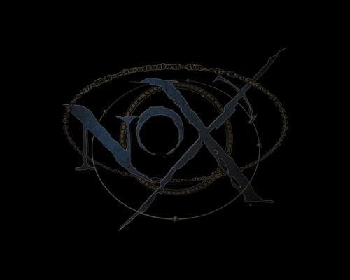 Nox Logo (NOX Fan Site Kit): Blue on black