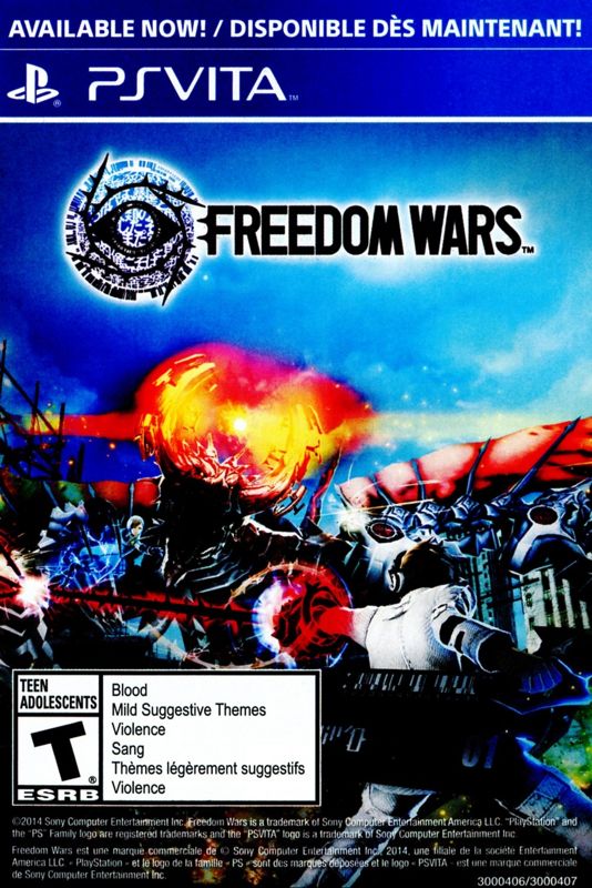 Freedom Wars Other (Pamphlet Ads): Pamphlet included with The Wolf Among Us, US PSVita release