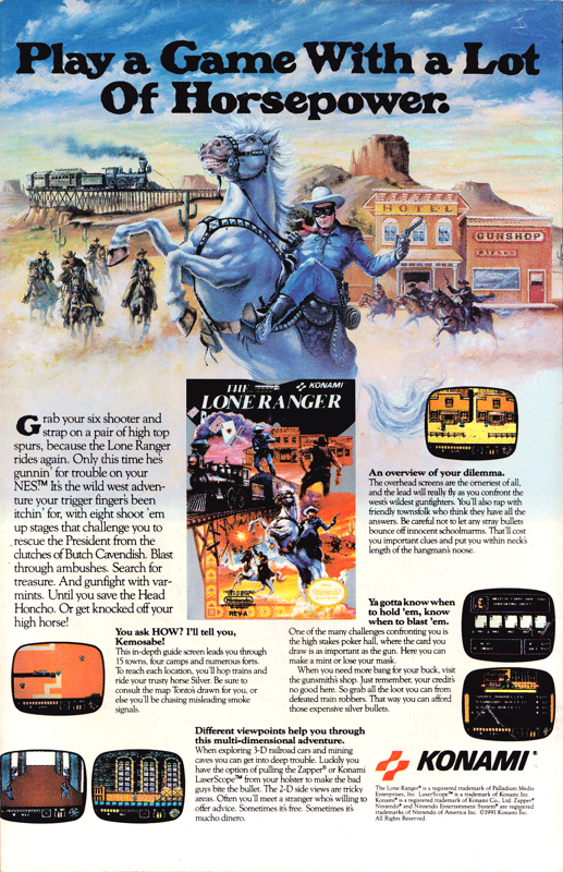 The Lone Ranger Magazine Advertisement (Magazine Advertisements): Official Title: The Jaguar (Impact Comics, United States) Issue 2 (September 1991) Back Cover