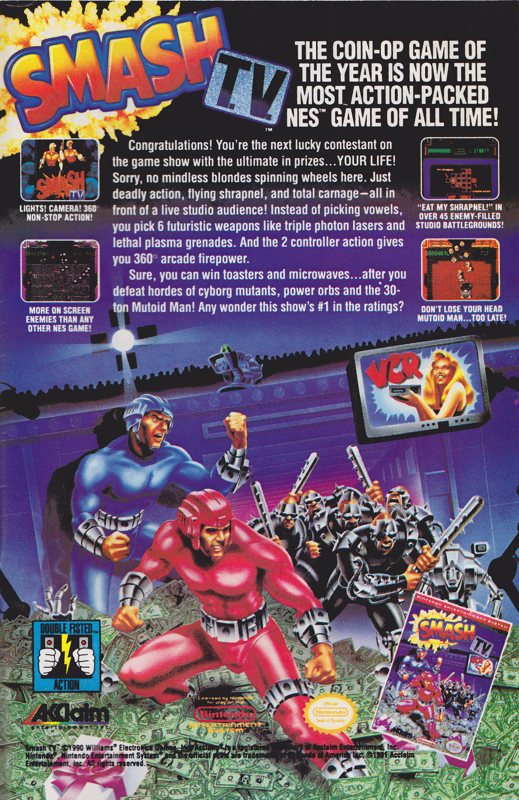 Smash T.V. Magazine Advertisement (Magazine Advertisements): Official Title: War of the Gods (DC Comics, United States) Issue 3 (November 1991) Inside Back Cover