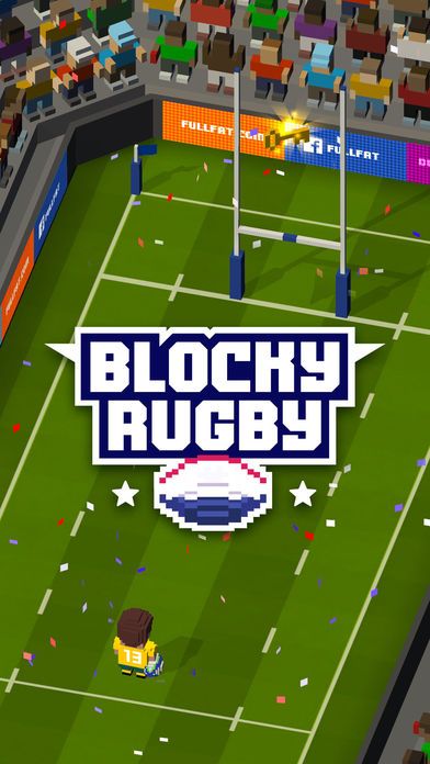 Blocky Rugby Screenshot (iTunes Store)