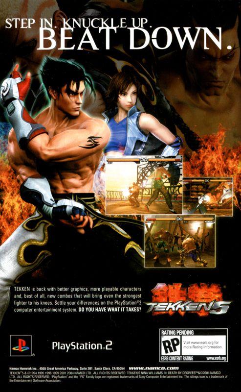 TEKKEN5 DR 鉄拳5DR 非売品ポスター 5枚組 未使用品 TEKKEN5 DR 鉄拳5DR 非売品ポスター 5枚組 未使用品 Tekken 5 Dark