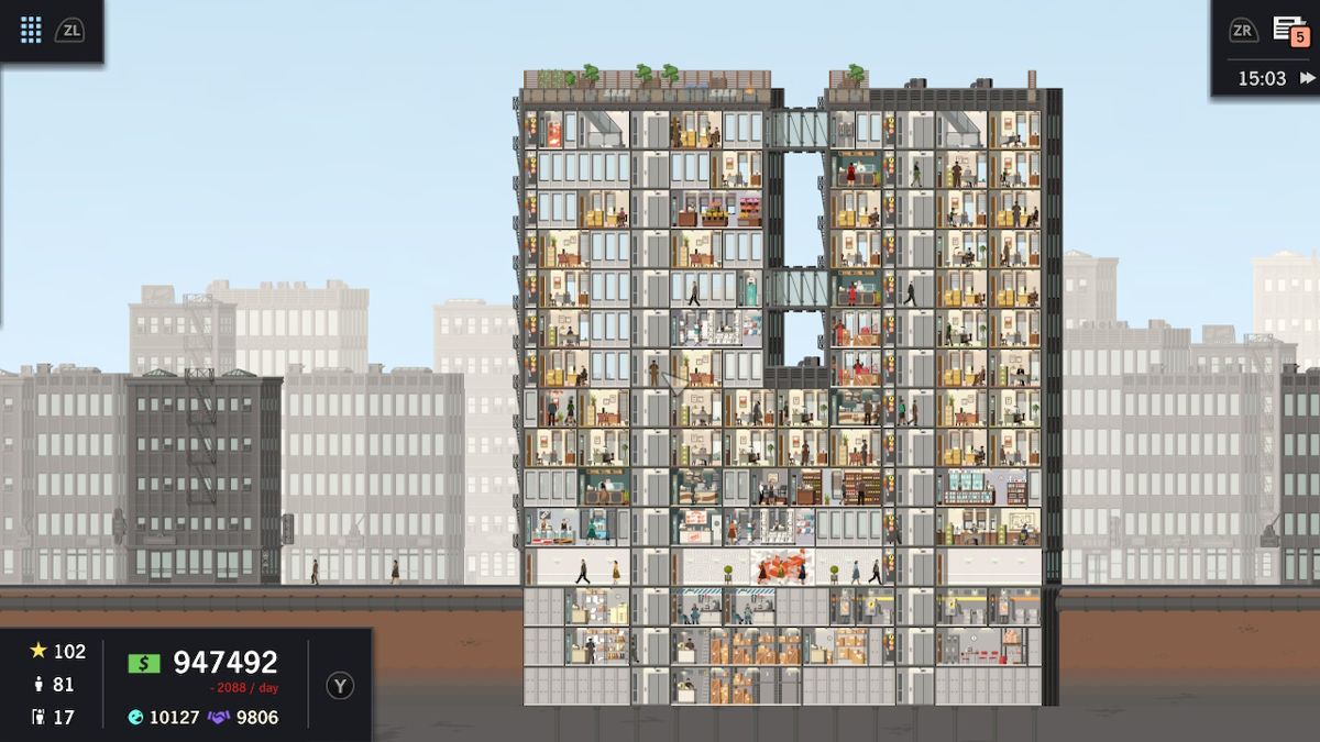 Project Highrise: Architect's Edition Screenshot (Nintendo.com)