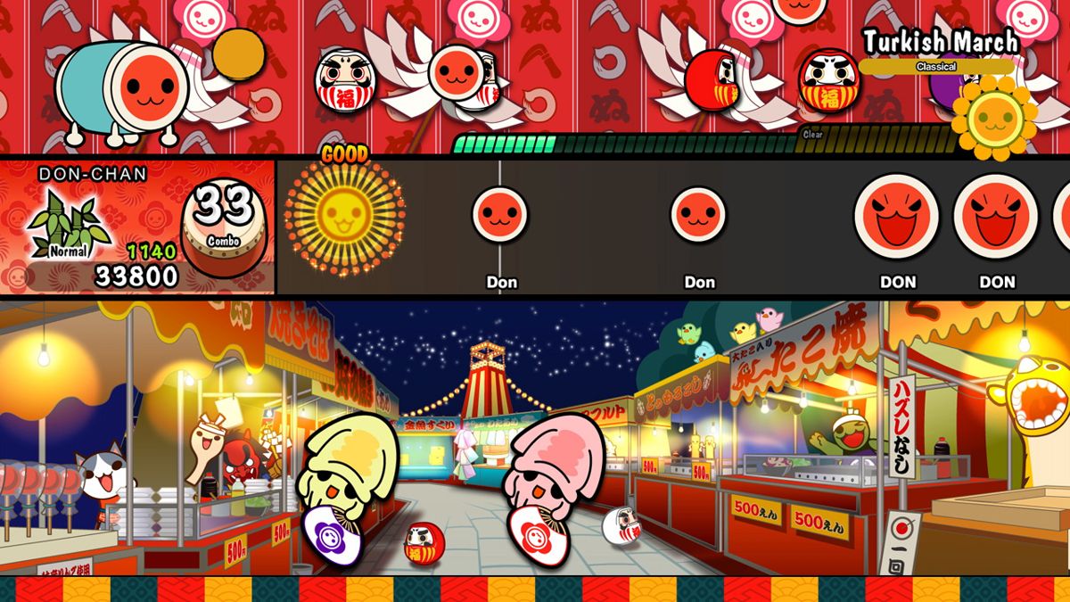 Taiko no Tatsujin: Drum 'n' Fun! Screenshot (Nintendo.com)