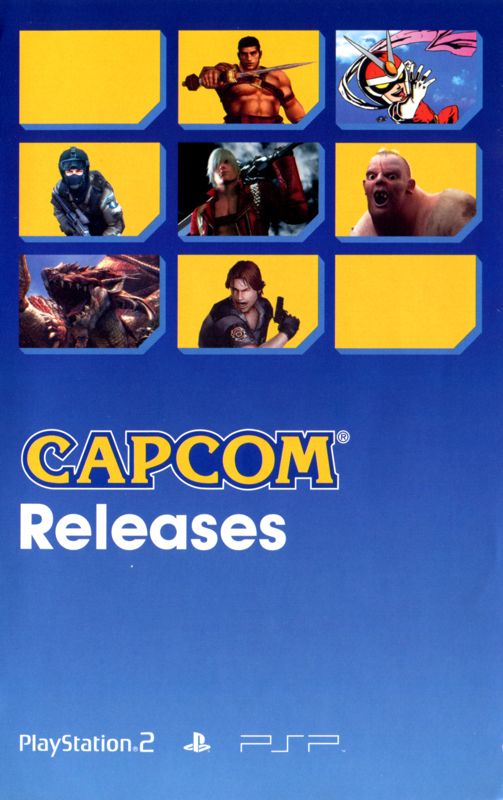 Monster Hunter Catalogue (Catalogue Advertisements): Capcom Releases (XSELL.00.07/05_6PP) Front Page