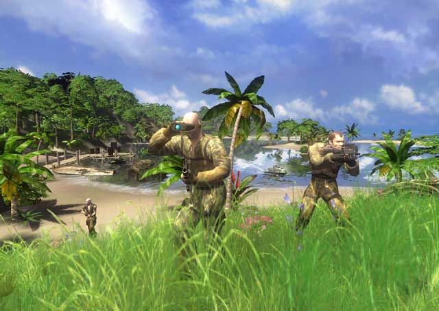 Far Cry: Instincts Screenshot (Ubisoft FTP site): Beach Mercs