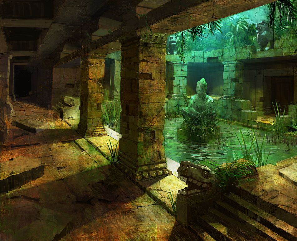 Far Cry Concept Art (Far Cry Webkit): Ruin Chamber artwork