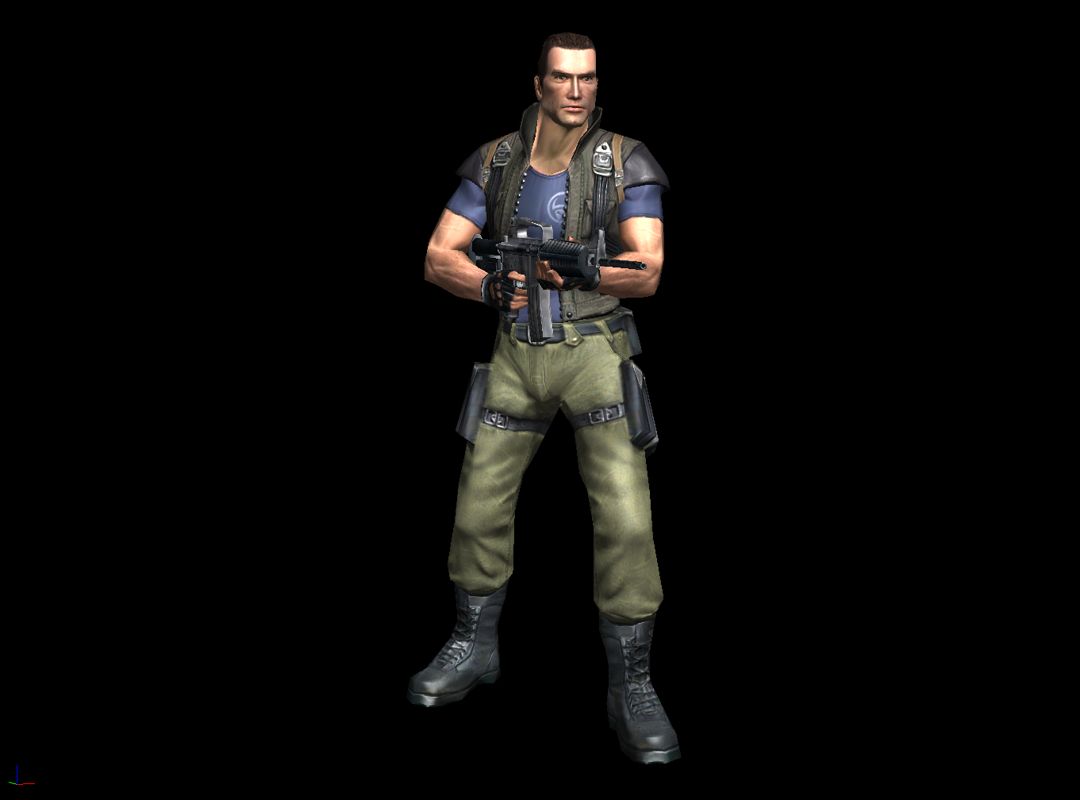 Far Cry Render (Far Cry Webkit): Scout action posing