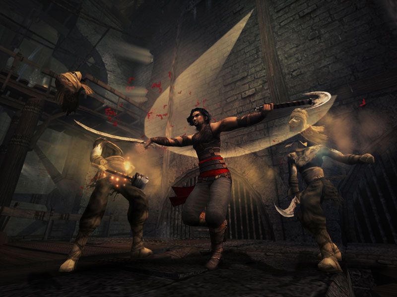 Prince of Persia: Warrior Within Screenshot (Prince of Persia Warrior Within Webkit): Mech Tower Fight