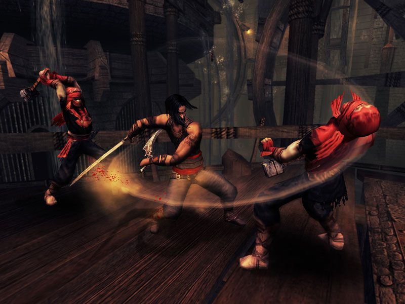 Prince of Persia: Warrior Within Screenshot (Prince of Persia Warrior Within Webkit): Sword Hit