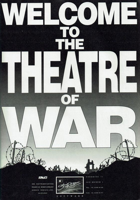 Scenario: Theatre of War Magazine Advertisement (Magazine Advertisements): Amiga Joker (Germany), Issue 05/1992