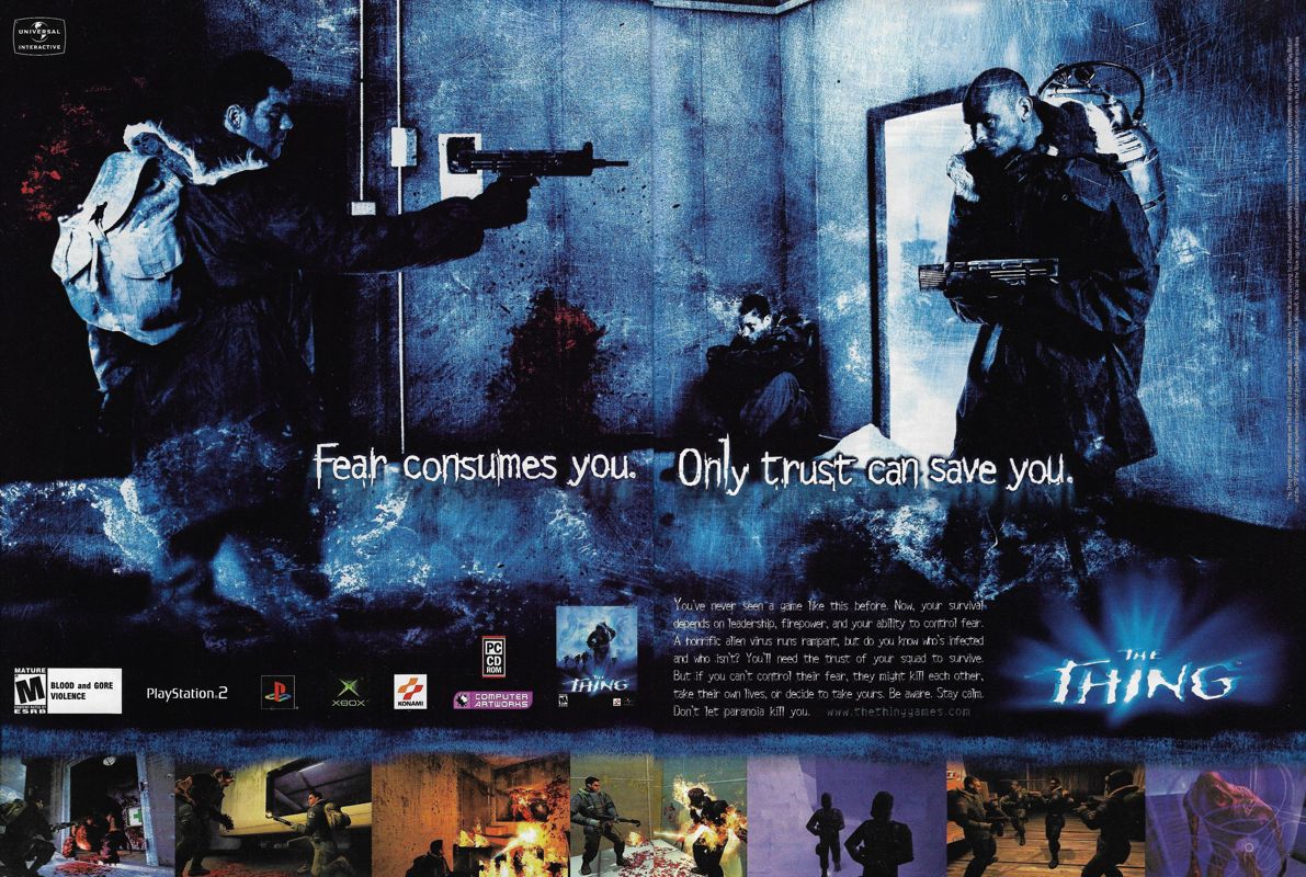 The Thing Magazine Advertisement (Magazine Advertisements): PC Gamer (United States), Issue 101 (September 2002)