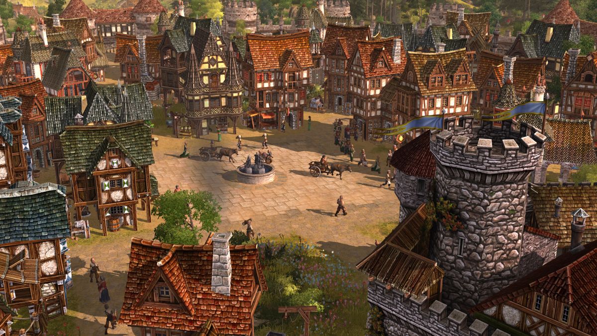 The Settlers: Rise of an Empire Screenshot (Siedler 6 WebKit Feb-2007): Big City