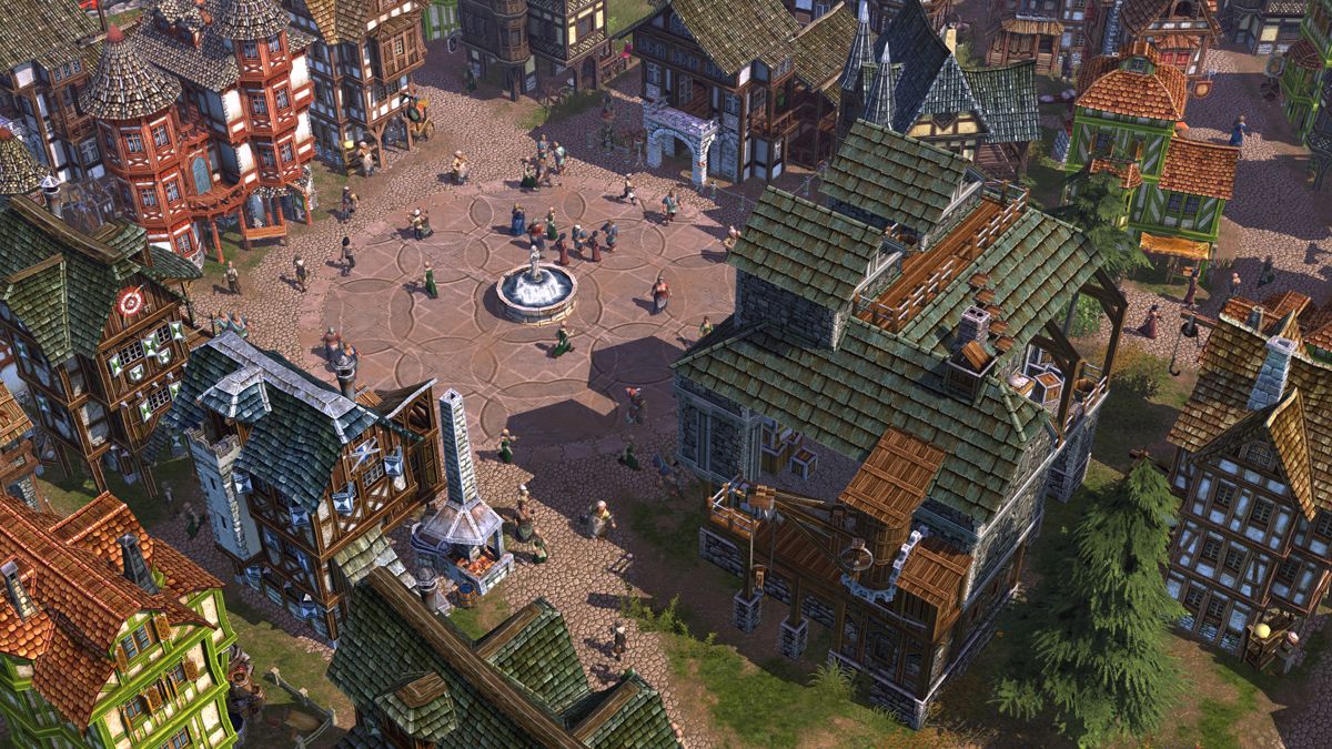 The Settlers: Rise of an Empire Screenshot (Ubidays 2007 Press Kit): NE City Marketplace