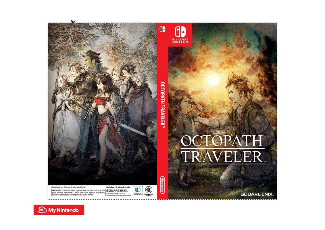 Octopath Traveler Other (Alternate Keep Case Cover Set - My Nintendo (2018-07-18)): Alfyn (The Apothecary)