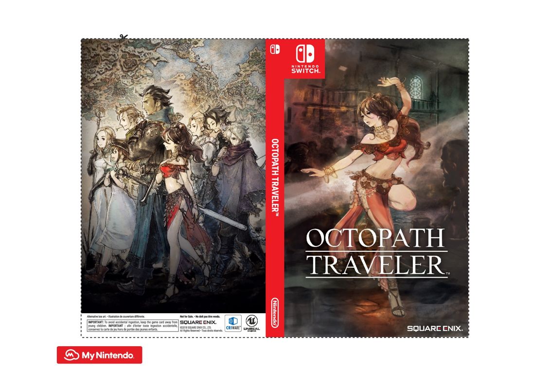 Octopath Traveler Other (Alternate Keep Case Cover Set - My Nintendo (2018-07-18)): Primrose (The Dancer)