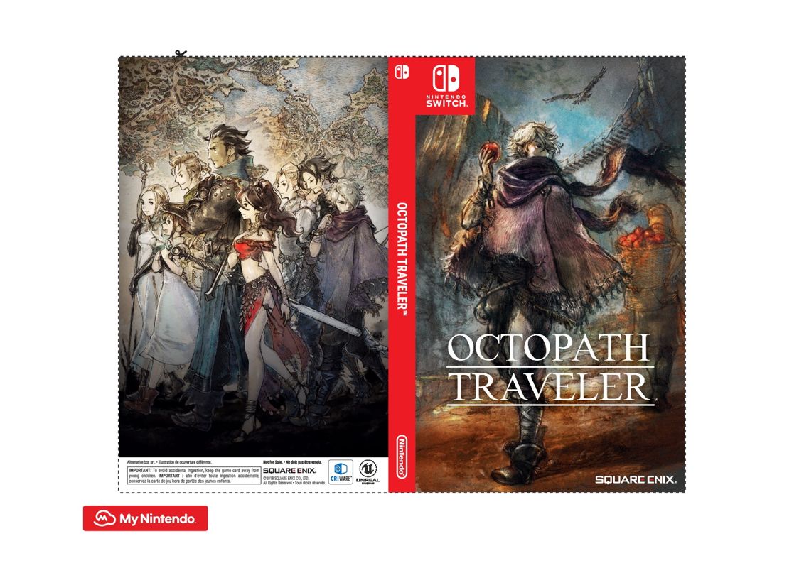 Octopath Traveler Other (Alternate Keep Case Cover Set - My Nintendo (2018-07-18)): Therion (The Thief)
