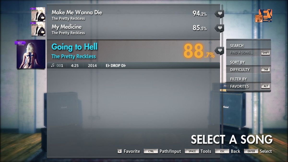 Rocksmith 2014 Edition: Remastered - The Pretty Reckless: Going to Hell Screenshot (Steam)