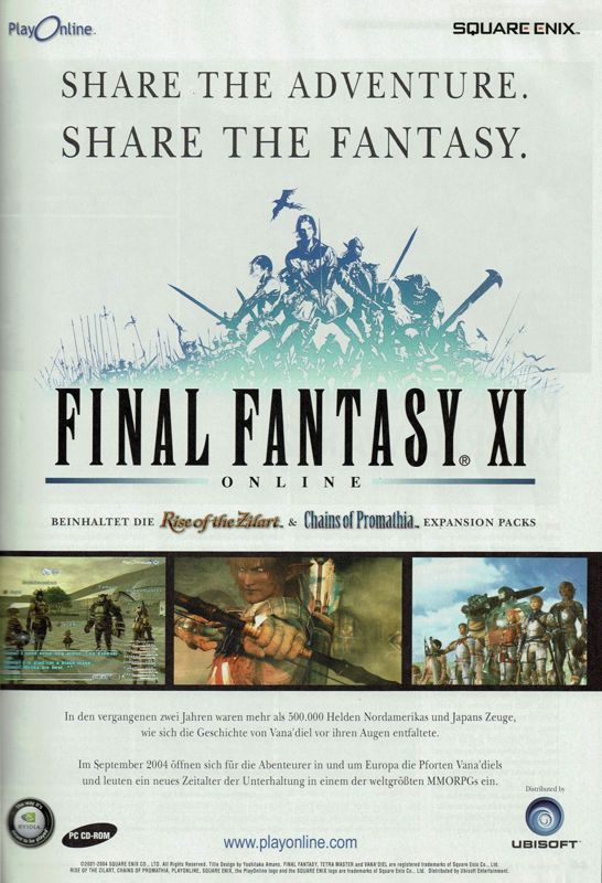 FINAL FANTASY XI Official Promotional Site
