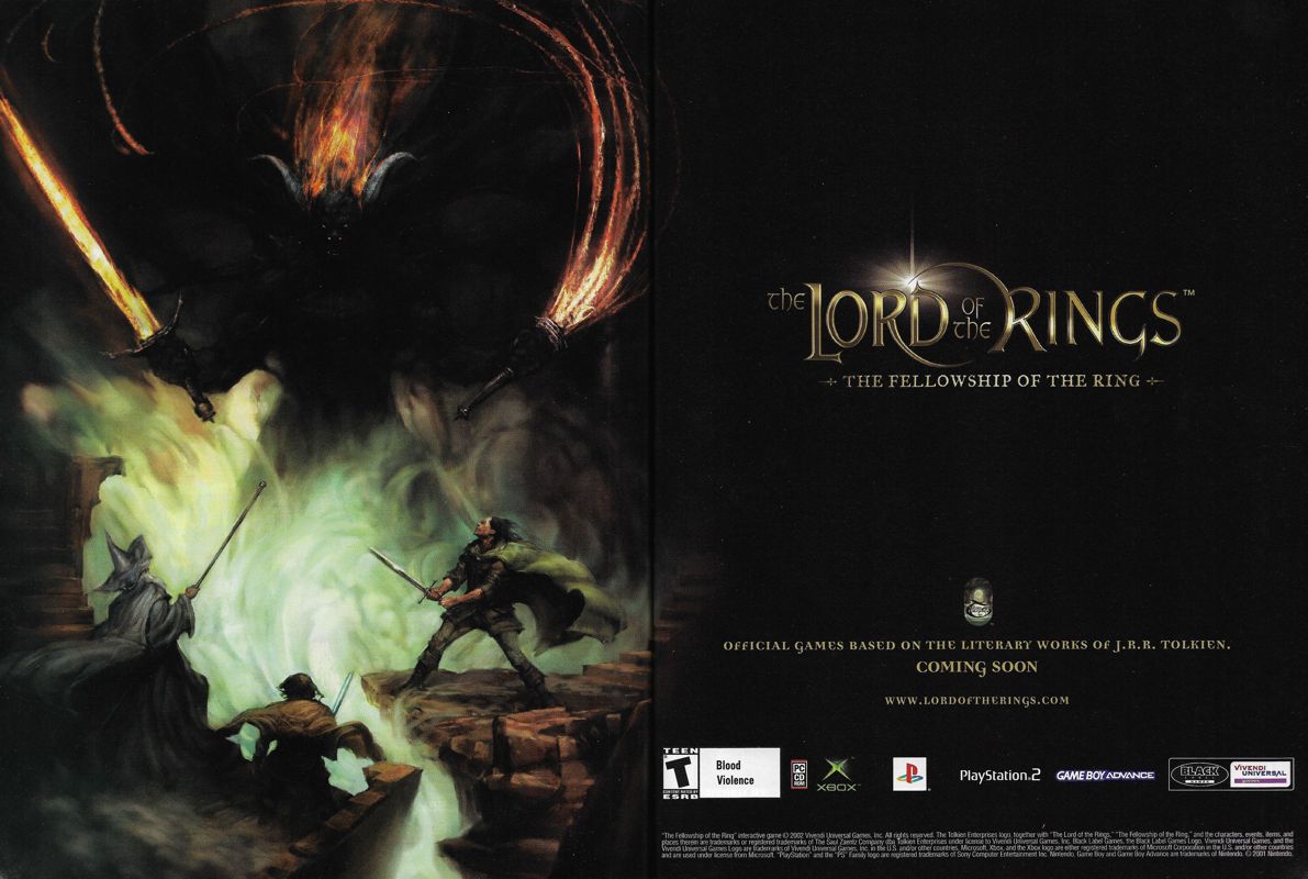 The Lord of the Rings: The Fellowship of the Ring official promotional  image - MobyGames