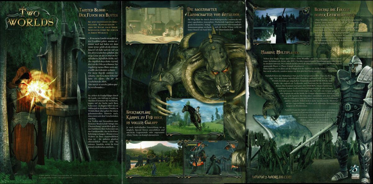 Two Worlds Magazine Advertisement (Magazine Advertisements): PC Powerplay (Germany), Issue 03/2007 Part 2