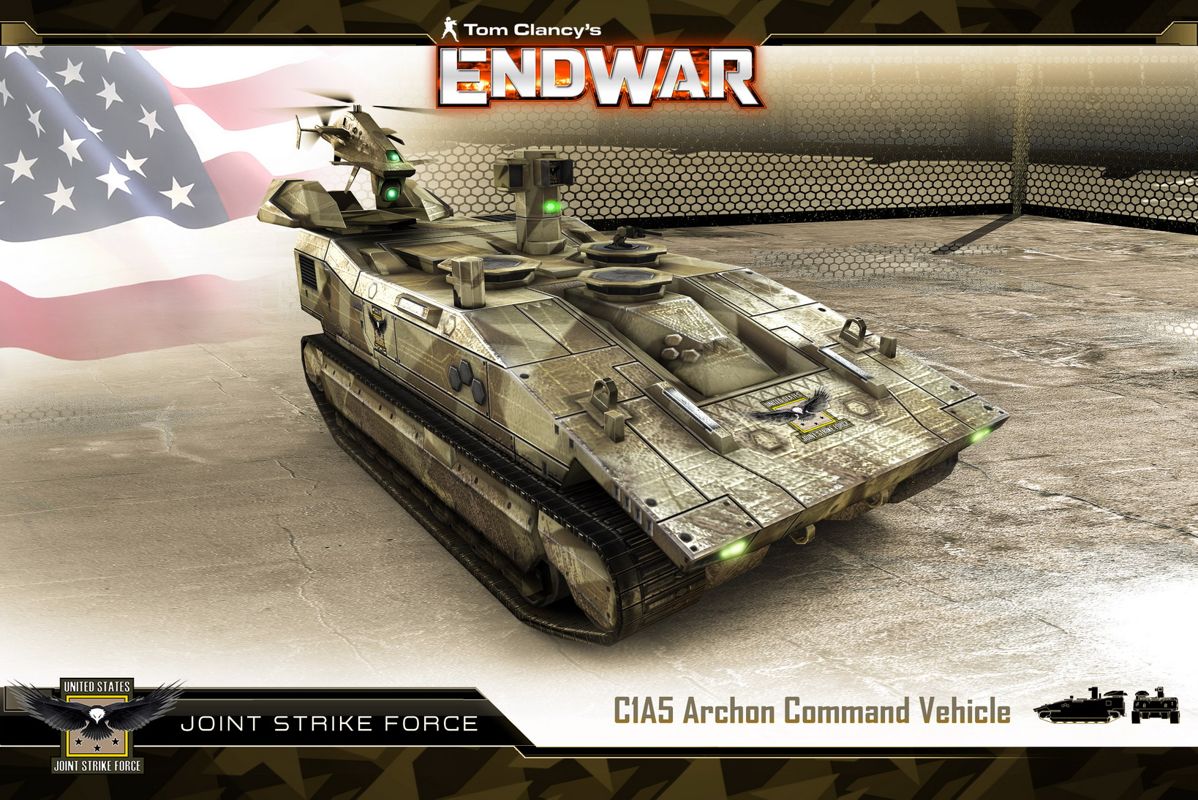Tom Clancy's EndWar Render (EndWar Fansite Kit): JSF Command Vehicle