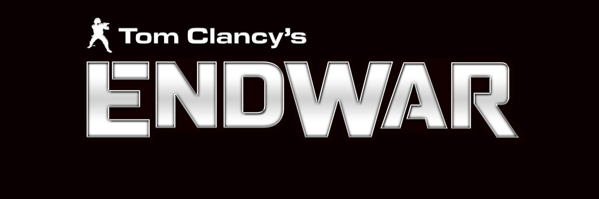 Tom Clancy's EndWar Logo (EndWar Fansite Kit): Black & White