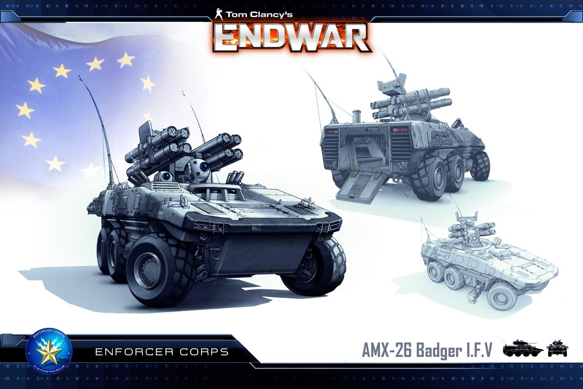 Tom Clancy's EndWar Concept Art (EndWar Fansite Kit): EFEC Combat Transport