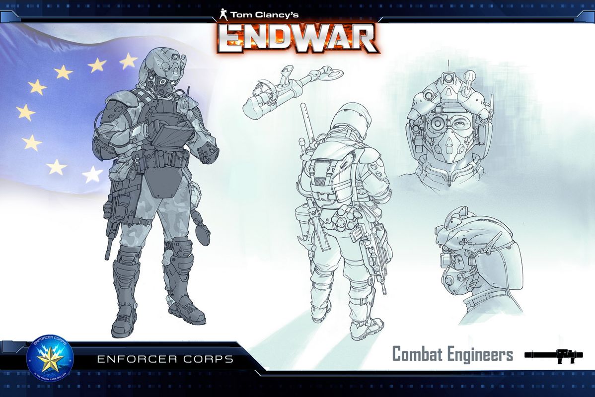 Tom Clancy's EndWar Concept Art (EndWar Fansite Kit): EFEC Engineer