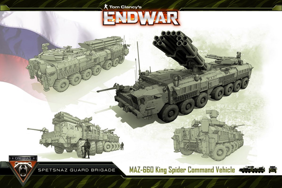 Tom Clancy's EndWar Concept Art (EndWar Fansite Kit): SGB Command Vehicle