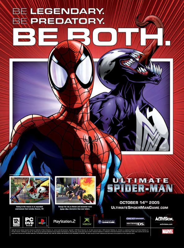 Ultimate Spider-Man Magazine Advertisement (Magazine Advertisements): Gamereactor (Sweden), Issue 30 (September 2005)