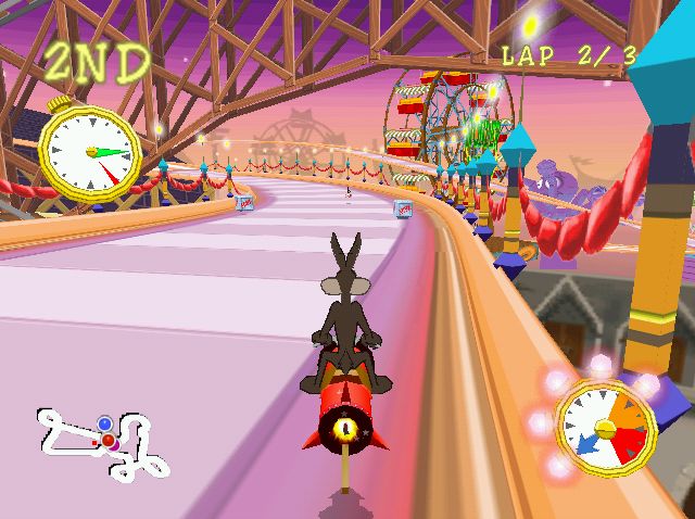 Looney Tunes: Space Race Screenshot (Infogrames Winter Line-Up August 2000): Wile