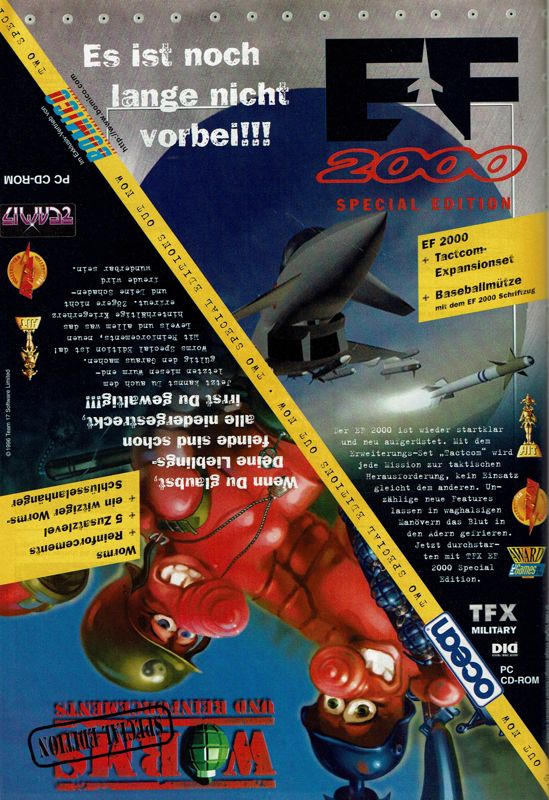 EF 2000: Special Edition Magazine Advertisement (Magazine Advertisements): PC Player (Germany), Issue 11/1996