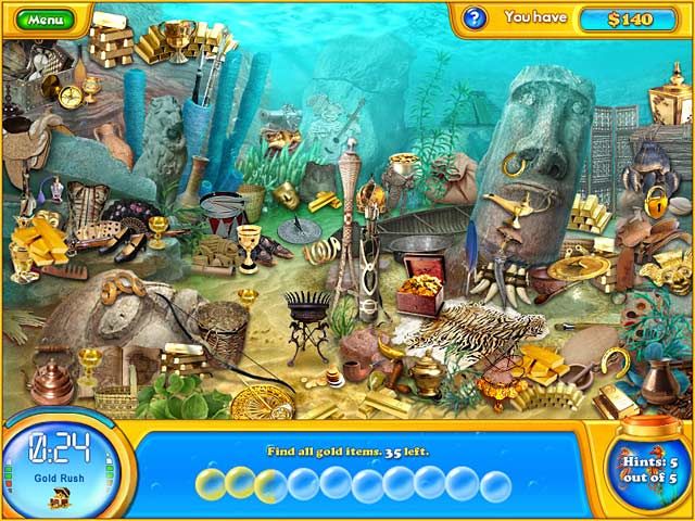 Fishdom H2O: Hidden Odyssey Screenshot (Big Fish Games)