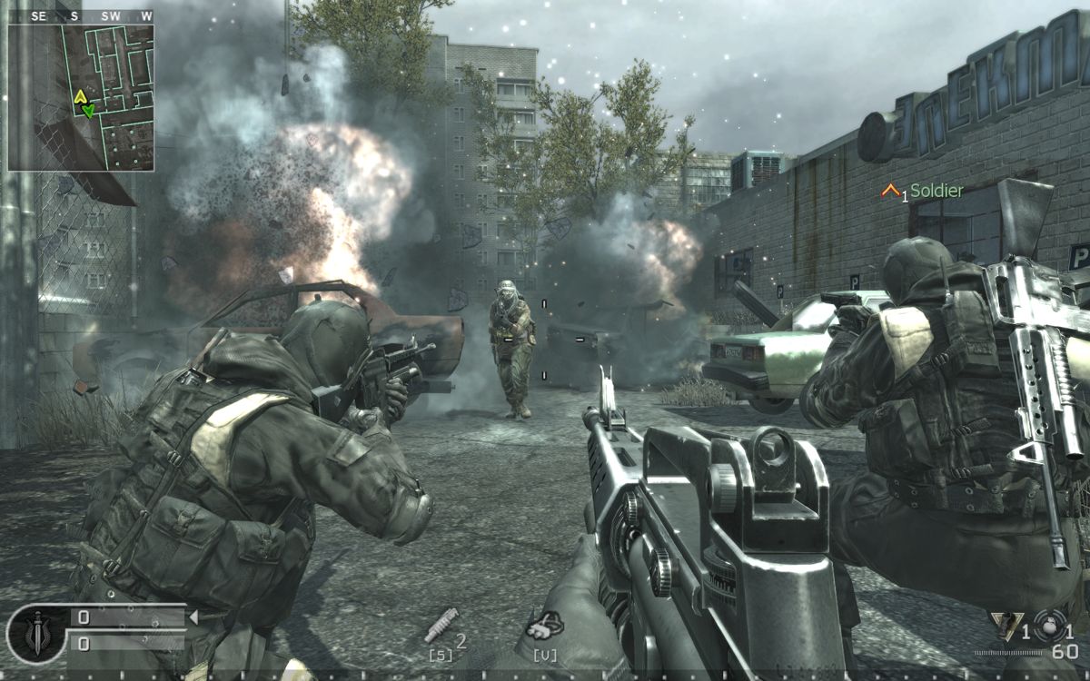 Call of Duty 4: Modern Warfare Screenshot (Press Kit - November 2007): Xbox 360 Multiplayer Screenshot