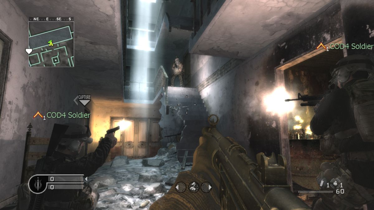 Call of Duty 4: Modern Warfare Screenshot (Press Kit - November 2007): Xbox 360 Multiplayer Screenshot