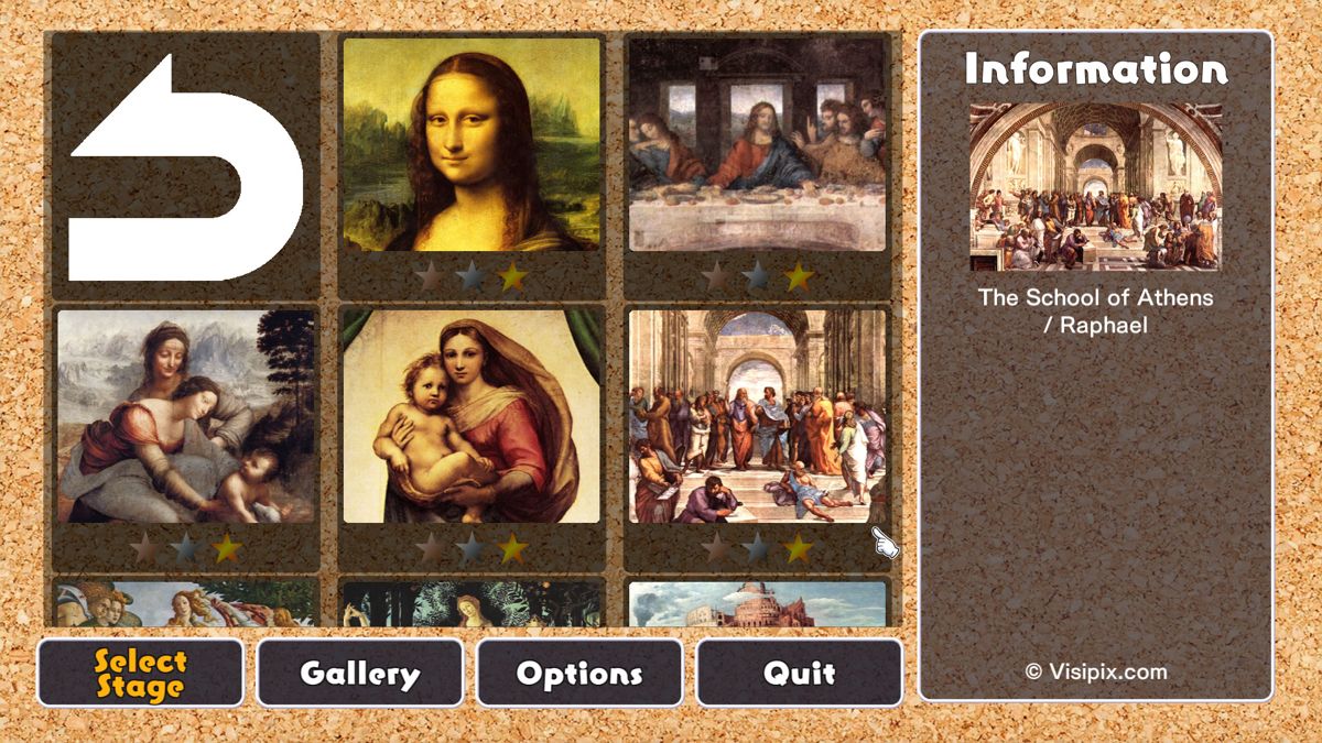 Jigsaw Masterpieces: Masterpieces of World Renaissance Screenshot (Steam)